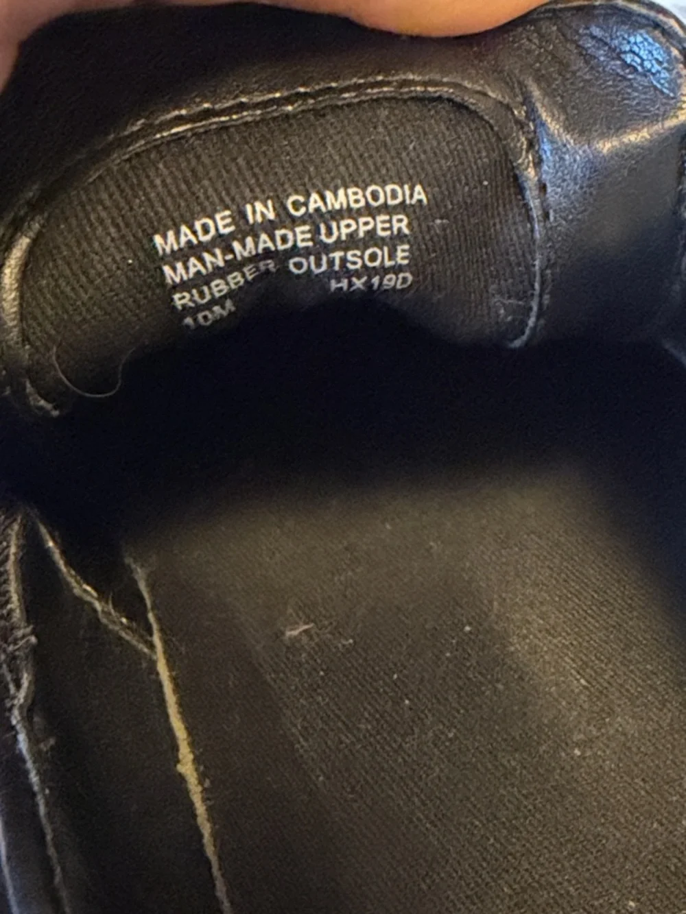 Michael Kors Black Monogram Slip-On Loafers